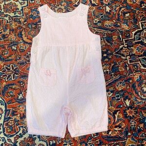 Seersucker jumpsuit overalls 18-24mo